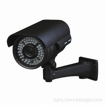 Weatherproof IR Camera with OSD Menu, 70 Meter IR Night Distance, CDS, IR LED Light Control Design